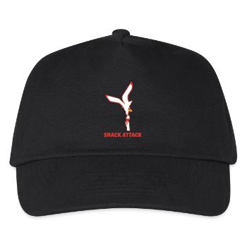 Snack Attack Möwe Eis - Kids’ Baseball Cap - black - Front