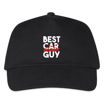 Bester Turner, lustiger Leichtathletik-Slogan - Kinder Basecap - Schwarz - Vorne