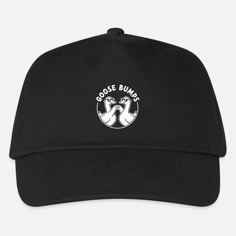 Goose duo with sunglasses - Kids’ Baseball Cap - black