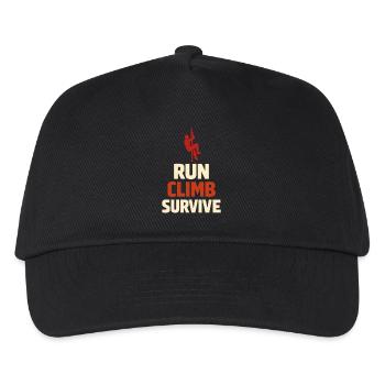 Parcours d’obstacles Course d’obstacles OCR - Casquette de baseball Enfant - noir - Devant