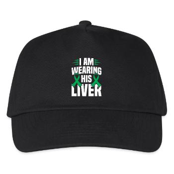  Liver Donor Transplant Recovery Organ Donor Liver - Kids’ Baseball Cap - black - Front