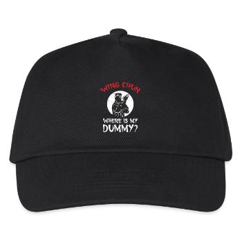  Wing Chun Teacher Training Lesson Martial Arts - Kids’ Baseball Cap - black - Front