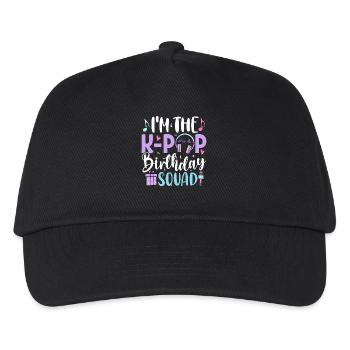 I'm The K Pop Birthday Squad - Kinder Basecap - Schwarz - Vorne