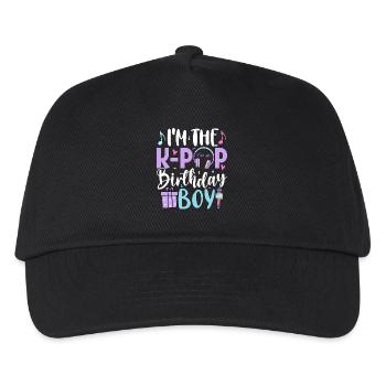 I'm The K Pop Birthday Boy - Kids’ Baseball Cap - black - Front