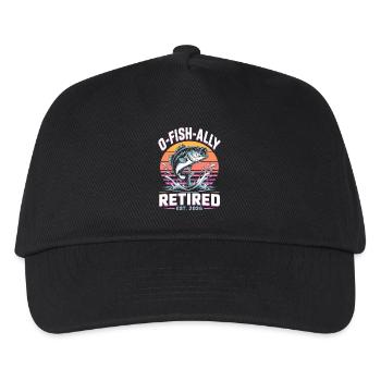 Ofish Ally Retired 2026 - Kinder Basecap - Schwarz - Vorne