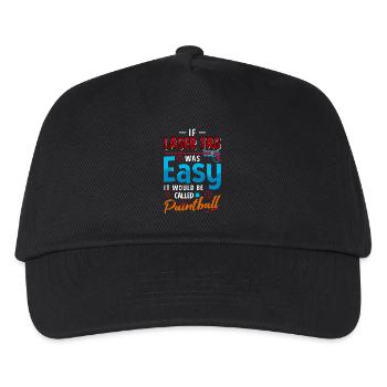 Laser Tag Easy Paintball Funny Gaming Design - Kids’ Baseball Cap - black - Front