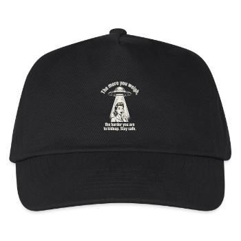  Funny Alien Abduction The More You Weigh Harder - Kinder Basecap - Schwarz - Vorne