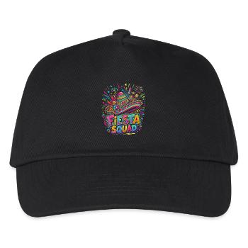 Explosion de sombreros de l’équipe Fiesta - Casquette de baseball Enfant - noir - Devant