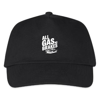 Tout l’accélérateur, pas de freins - Casquette de baseball Enfant - noir - Devant