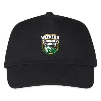 Fußballtraining Jugend-sport-trainer - Kinder Basecap - Schwarz - Vorne