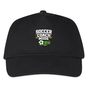Fußballtraining Jugend-sport-trainer - Kinder Basecap - Schwarz - Vorne
