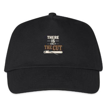 lumberjack therapy, logger therapy humor, - Kids’ Baseball Cap - black - Front