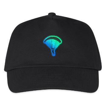 Paragliding Paragliding Men Paragliding - Kids’ Baseball Cap - black - Front