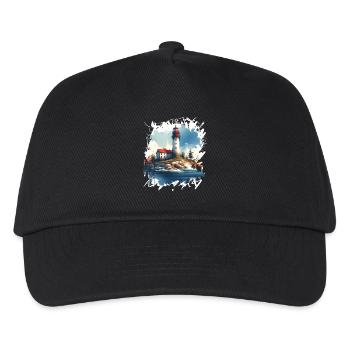 lighthouse - Kids’ Baseball Cap - black - Front
