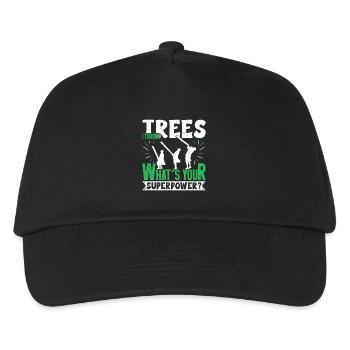 Caber wirft Scottish Highland Games Highlander Highlander - Kinder Basecap - Schwarz - Vorne