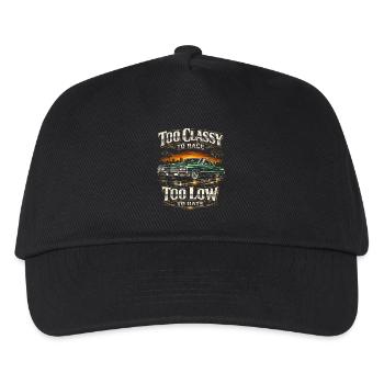 Lowrider Auto To Classy To Race Too Low To Hate - Kids’ Baseball Cap - black - Front