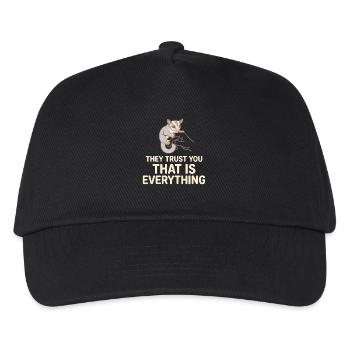 Sugar Glider Mom Exotic Pet Lover - Kids’ Baseball Cap - black - Front