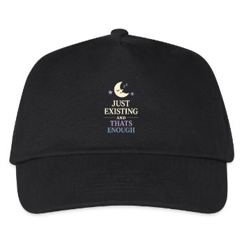 Existenzieller Humor, Nihilismus, Humor, - Kinder Basecap - Schwarz - Vorne