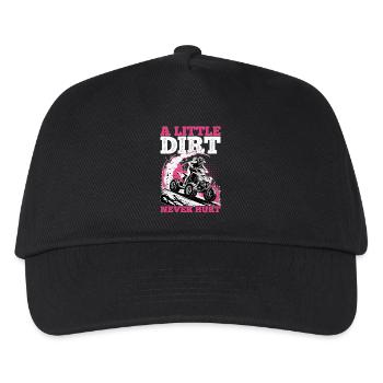 Quad ATV Femme Fille Quad Quad - Casquette de baseball Enfant - noir - Devant