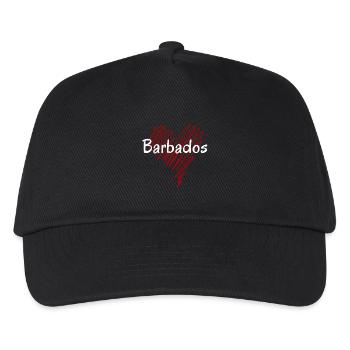 I love Barbados, heart Barbados - Kids’ Baseball Cap - black - Front