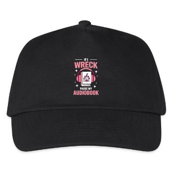 Novelty High Books Gift Bookworm - Kids’ Baseball Cap - black - Front