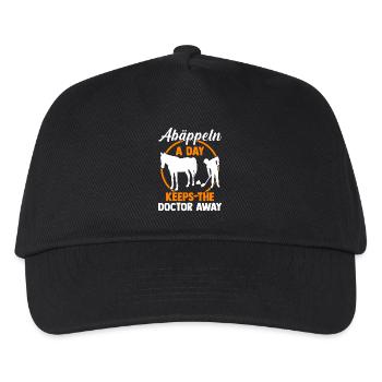 Reiten Pferdeliebhaber Reiterhof Pferde - Kinder Basecap - Schwarz - Vorne