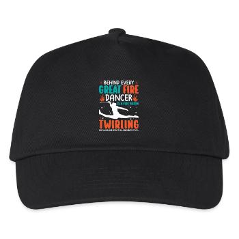 Danseuse de l’école de danse Vortex Dance - Casquette de baseball Enfant - noir - Devant