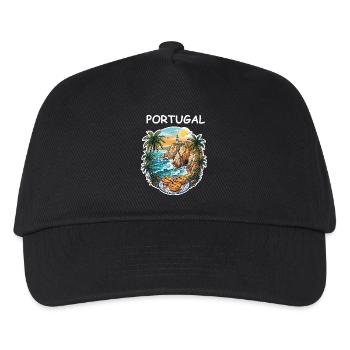 Falaises du Portugal - Casquette de baseball Enfant - noir - Devant