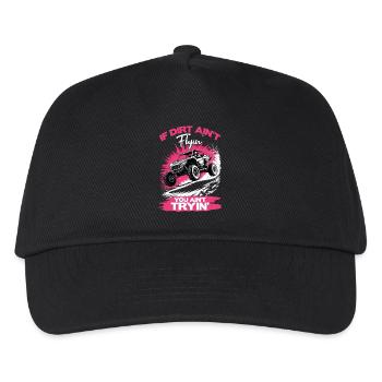 UTV Fille tout-terrain Femme 4 roues côte à côte - Casquette de baseball Enfant - noir - Devant