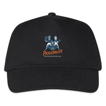 Pickleball-lustiger Spieler Pickleball-Liebe - Kinder Basecap - Schwarz - Vorne