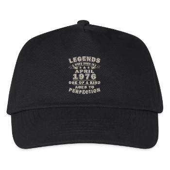 Birthday present April 1976 - Kids’ Baseball Cap - black - Front