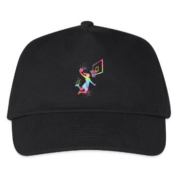 Basketball Girls Basketball Women - Kids’ Baseball Cap - black - Front