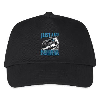 UTV Tout-Terrain Boy Men 4 Wheels Side by Side - Casquette de baseball Enfant - noir - Devant