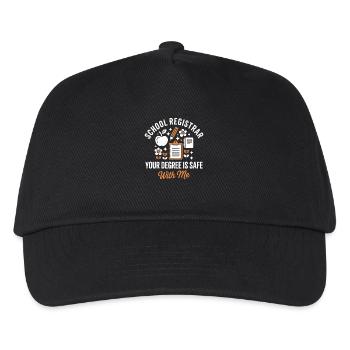 School Secretary School Office Administration School Work - Kids’ Baseball Cap - black - Front