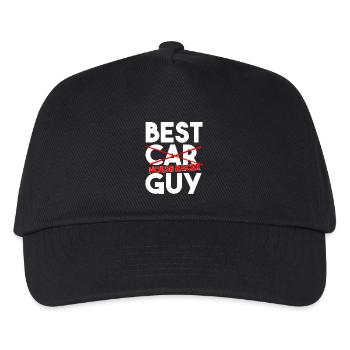 Meilleure typographie du meilleur homme de course de chevaux - Casquette de baseball Enfant - noir - Devant
