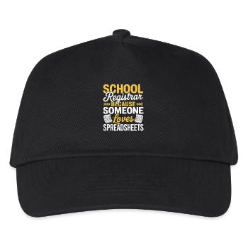 Secrétaire d’école Bureau de l’administration scolaire Vie quotidienne scolaire - Casquette de baseball Enfant - noir - Devant