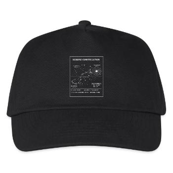 Plan de la Constellation du Scorpion - Casquette de baseball Enfant - noir - Devant