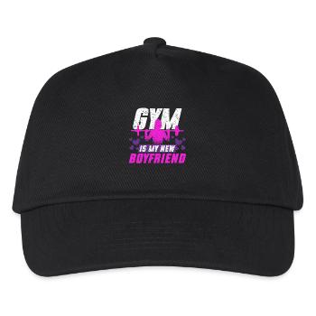 Biceps Biceps Gym est mon nouveau petit ami - Casquette de baseball Enfant - noir - Devant