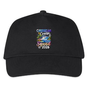 Caribbean Cruise Squad 2026 - Kids’ Baseball Cap - black - Front