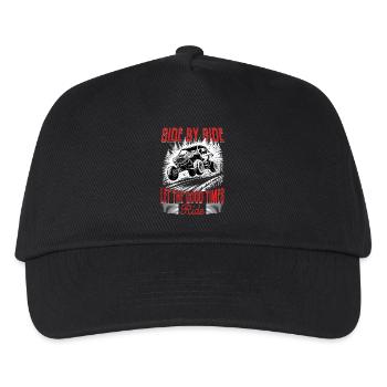 UTV Tout-Terrain 4 Roues Côte à côte - Casquette de baseball Enfant - noir - Devant