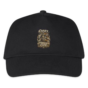 Mittelalterfest Crazy Renaissance Guy - Kinder Basecap - Schwarz - Vorne