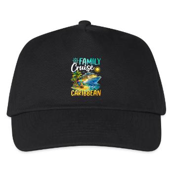 Family Cruise Caribbean - Kids’ Baseball Cap - black - Front