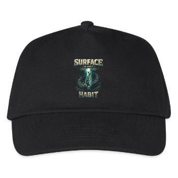 Apnée en apnée en surface n’est qu’une habitude - Casquette de baseball Enfant - noir - Devant