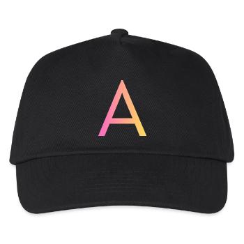 A - Casquette de baseball Enfant - noir - Devant