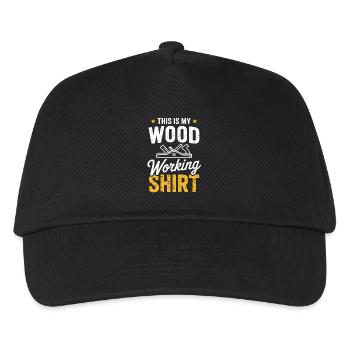 Cette chemise de menuiserie - Casquette de baseball Enfant - noir - Devant