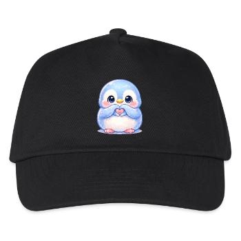 Tender Penguin Heart Friend - Kids’ Baseball Cap - black - Front