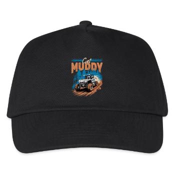 UTV Tout-Terrain 4 Roues Côte à côte - Casquette de baseball Enfant - noir - Devant