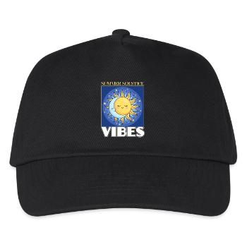 Litha Pagan Solstice d’été Midsommar - Casquette de baseball Enfant - noir - Devant