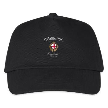 Cambridge England Coat of Arms Crown – Travel Souvenir - Kids’ Baseball Cap - black - Front