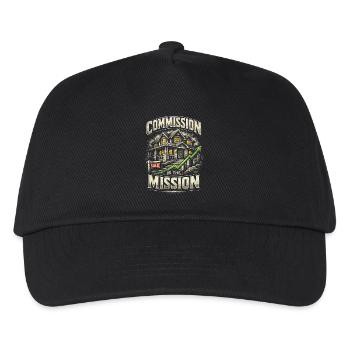 Real Estate Agent Broker Commission Is The Mission - Kids’ Baseball Cap - black - Front